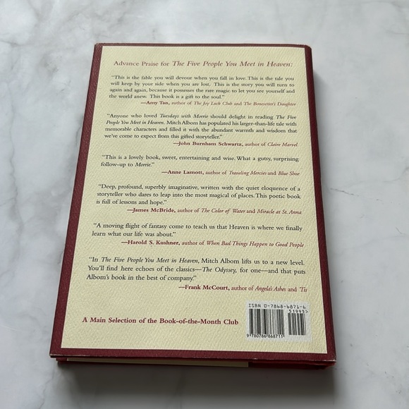 The Five People You Meet in Heaven Hardcover - Picture 3 of 11